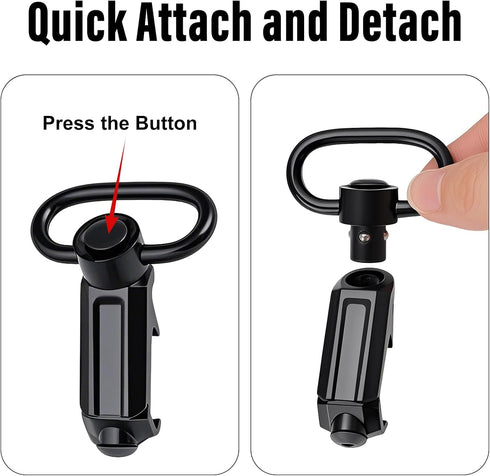 NEATABY Industries Sling Swivel Mount, Quick Detach Picatinny Sling Attachment, Two Point and Traditional Sling Mounts
