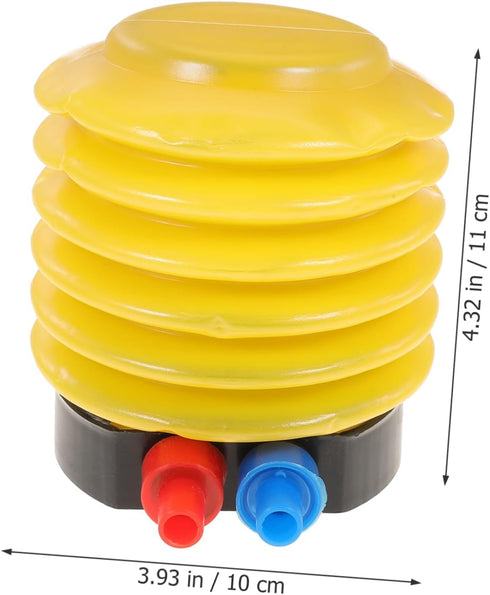 4pcs Kisangel Foot Pump Inflation Portable Plastic Air Pump