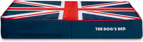 Replacement Outer Cover ONLY for The Dog's Bed, Washable Oxford Fabric, Large 40” x 25” x 6” (Blue)
