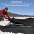 Ice Fishing Sled Shelters Cover for Camping & Hunting Travel Gear - 600D Winter Protective Accessories 60" L x 24" W x