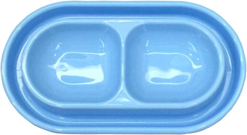 Cat Kitten Dog Puppy Feeder Pet Bowl - New Light Blue, 3 Colors