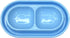 Cat Kitten Dog Puppy Feeder Pet Bowl - New Light Blue, 3 Colors