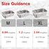 1.2 Gallon Large Dog Water Bowl, Human Grade Stainless Steel for Large & Extra Large Dogs, Silver