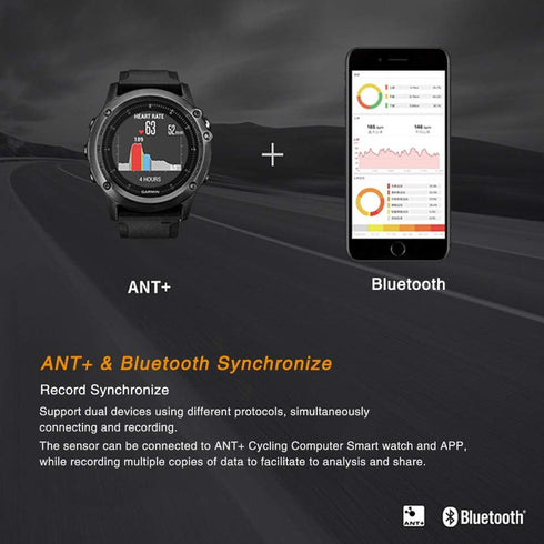 Magene Outdoor/Indoor Speed/Cadence Sensor, Wireless Bluetooth/Ant+ Bike Computer RPM Sensor for Cycling