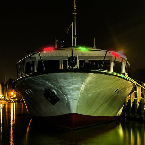 LED Navigation Lights - 6PCS USB Charging Kayak Lights for Night Kayaking, Boat, Yacht, Canoe