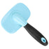 Pet Hair Comb, 360° Rotation Deshedding Slicker Brush for Cat Dog Cleaning (Blue)