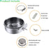 kathson 4 Pcs Stainless Steel Bowls for Birds, Parrot Feeder Dish Cups with Clamp Holder for Cockatiel Budgies Lovebird
