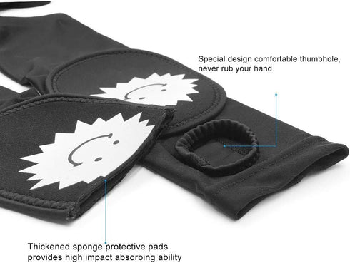 Luwint Kid Volleyball Arm Sleeves - Long Forearm Sleeves with Protection Pad and Thumbhole, 1 Pair