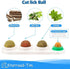 Catnip Balls Catnip Toy for Cats, Rotatable Edible Balls for Healthy Self-Adhesive Catnip