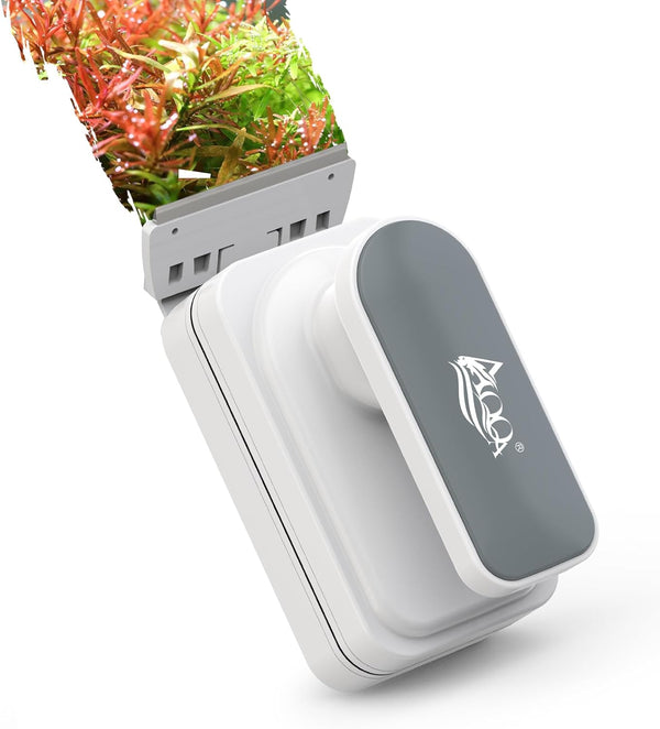 AQQA Aquarium Magnetic Glass Cleaner, Fish Tank Glass Scrubber Algae Scraper Comfortable