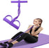 Abdominal Waist Leg Slimming Trainer Upgrade 4-Tube Fitness Sit-up Exercise Equipment with Elastic Pull Rope for Arm Legs Stretching Workout Bodybuilding Abdominal Training (Random Color) by ivyacen