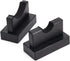TOBWOLF 2PCS Baseball Bat Display Case - Sturdy Horizontal Rack and Holder for Baseball Bats, Black