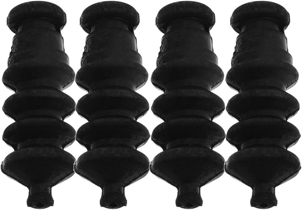 Milisten 4Pcs Waterproof Boat Model Pull Rod Covers with Accordion Design Rc