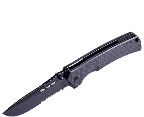 Warrior/General Tactical Folding Knife - D2 Steel Blade G10 Handle Fipper Opening (drop point)