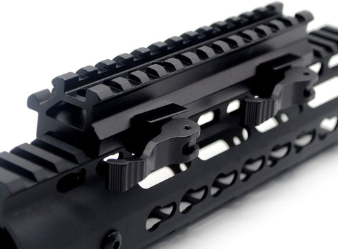 TRIROCK See-Through Throw Lever Riser Mount - Picatinny Riser Mount with 13 Slots, Quick Release Detachable
