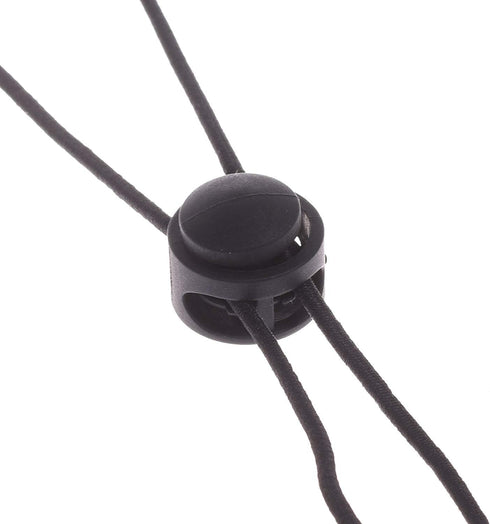 Hat Chin Cord, Flexible Removable Hat Chin Strap with Spring Loaded Stop Cord, Set of 5