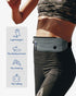 WATERFLY Running Belt Fanny Pack: Runner Marathon Jogging Waist Pack Sport Workout Exercise Fitness Phone Holder Belt for Men Women Jogger Slim Waistband…