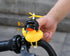 2.75 Inch DS. DISTINCTIVE STYLE Middle Finger Rubber Duck Yellow Rubber Duck with Propeller Helmet Funny Car Ornaments