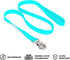 Nandog Pet Gear Waterproof Poly-Flex Sport Dog Leash with Double Latch Technology for Extra Safety & Protection (Aqua
