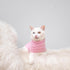 EXPAWLORER Soft Cat Sweater, Pink Medium, Warm Kitten Clothes, Fall and Winter Pullover Design, Fleece Sweatshirt for
