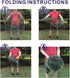 31.5" EatingBiting Portable Prawn Bait Crab Shrimp Net Drop Landing Fishing Pier Harbour Pond Folding Fishes Net