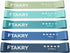 Resistance Bands for Working Out, 5 Levels of Natural Latex Exercise Bands for Home Fitness and Strength Training