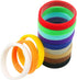 Sowaka 12 Pcs Adjustable Puppy Whelping Collars, Multicolor Soft Fabric ID Bands for Small Dogs & Kittens