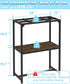 20 Gallon Black Fish Tank Stand, Upgraded Height Aquarium Table with 2 Tiers Storage Shelf, 510 LBS Capacity, 24" L x
