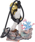 Zerodis Diver Aquarium Decoration, Floating Device Ornament for Fish Tank Accessories (White)