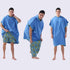 CALIDAKA Surf Poncho Changing Robe with Hood Changing Towel Poncho Robe Thick Quick Dry Microfiber Wetsuit Changing