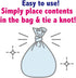 (60 Count, Pack 2) (120 BOS Amazing Odor Sealing Cat Waste Disposal Bags - Durable, Unscented[Size: L, Color: light