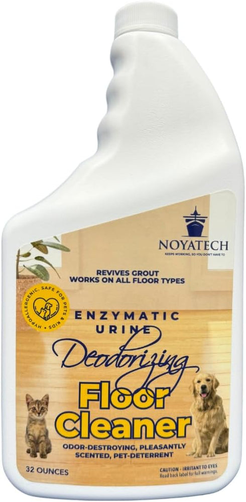 Deodorizing Enzymatic Floor Cleaner - Deter & Deodorize, Safe for Pets & Kids, Non-Toxic, Eco-Friendly (1 Gallon)