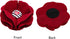 Lionet Paws Valentine's Day Dog Collar with Felt Flower, Adjustable Comfortable Collar for XL Dogs, Neck 16-26 in