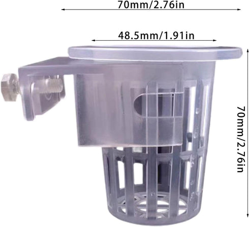 Obotsnoi Plant Stand Holder for Decorative Cups Aquariums for Water Emersed Decorations Bulk Aquarium Wall