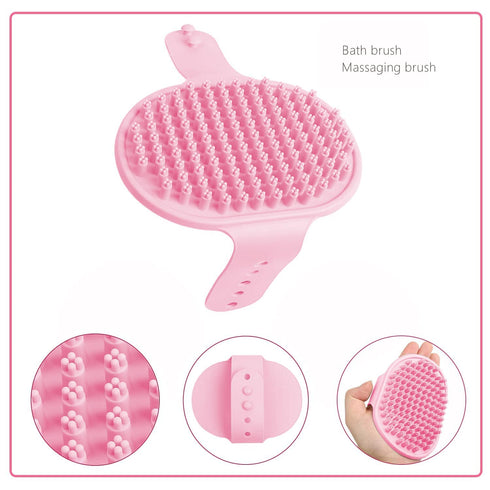 Trimmer Small Animal Pet Grooming Kit with Pet Shedding Slicker Brush, Bath Massage Glove, Pet Grooming Comb, Nail