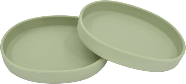 Cat Bowls Silicone Dog Bowls, Non-Slip 10 OZ Pet Bowl for Dry & Wet Food, Green 2pcs for Small Pets
