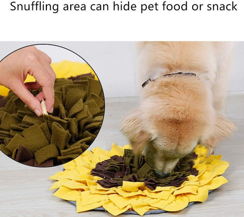 Snuffle Mat for Dogs, Dog Feeding Mat, Dog Puzzle Toys, for Encourgaing Natural Foraging Skills for Cats Dogs
