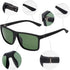 NIEEPA Men's Sports Polarized Square Frame Sunglasses NP1007