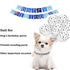Rhinestones Dog Collar and Pearl Necklace Set, Adjustable Bling Full Diamond Crystal Collar for Small Girls, Cats,