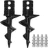 JYINCPED Dock Auger for 2" OD Pipe w/ 1.725" ID or 1.790" ID,