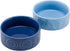 Navaris Dog Food and Water Bowl Set - 16 cm Ceramic Bowls for Medium and Large Dogs, 700 ml Feeding Dish