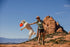 Ruffwear Camp Flyer Dog Toy, Lightweight Flexible Disc for Throw and Fetch, Red Sumac