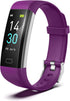 threesheep Fitness Tracker for Men and Women, Waterproof Smart Watch with Activity Tracker and Sleep Monitor (Purple)