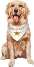 Costume Accessory Set Pet Dog Bandana: For Halloween Christmas Cosplay Role Play Party (Sheriff-White)