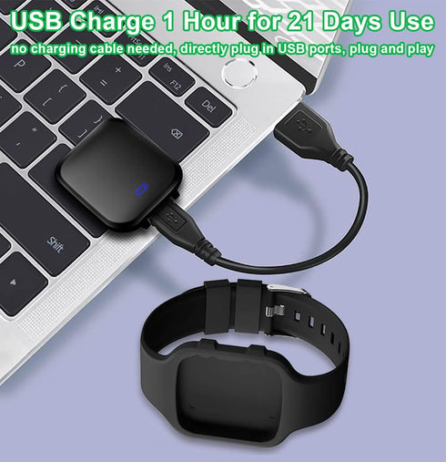 Kids Fitness Pedometer Watch, Rechargeable Fitness Tracker for Boys & Girls with LED Sports Watch Features