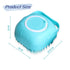 GHSGHS Tool1pcs 1pcs) Cute Dog Bath Brush with Soap Dispenser Silicone Pet Grooming Massage Brush, Soft Bristle Comb