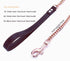 Rose Gold Dog Chain Leash, 10MM/14MM Curb Cuban Link, Strong Chew Proof Stainless Steel, 3FT/4FT/5FT (10mm, 5ft)