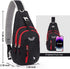 Kimlee Sling Bag - Crossbody Bags for Men, Travel Hiking Chest Daypack for Women, Lightweight Over Shoulder