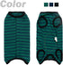 Dog’s Recovery Suit, Post Surgery Shirt for Puppy, Wound Protective Clothes for Little Animals (Green Black Stripe-M)