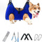 Dog Grooming Hammock Harness for Small Dogs, Pet Grooming Hammock with Nail Clippers/Nail File/Comb for Home Grooming